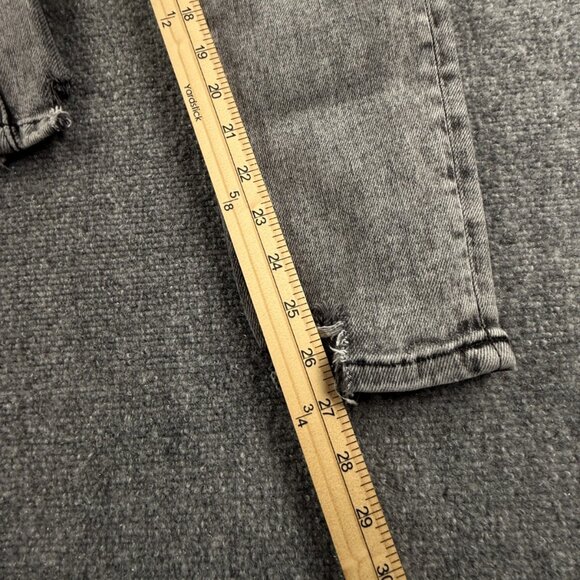 BKE Billie Gray Denim Jeans Slim Fit High Rise Ankle Skinny Stretch ACTL 29x27 - Picture 8 of 16